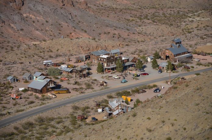 Pueblo fantasma abandonado de Nelson.