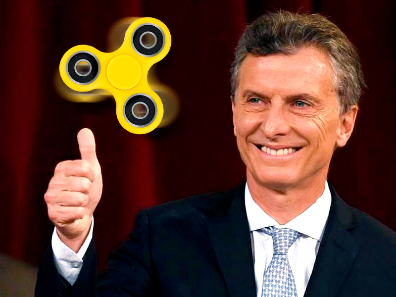 Spinner, el juguete que llegó hasta el presidente de Argentina
