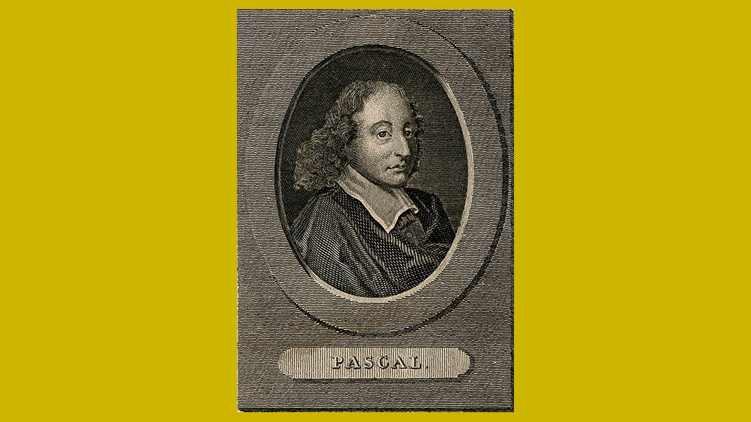 litografía de Blaise Pascal