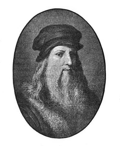 Autorretrato del pintor de la última cena Leonardo da Vinci
