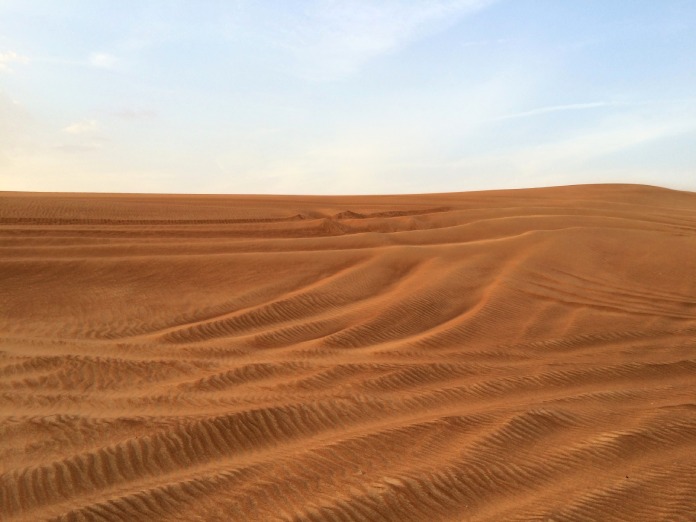 El desierto Arábigo.