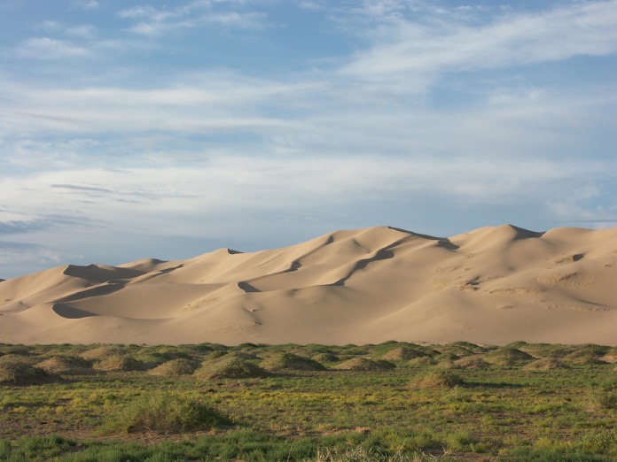 Uno de los competidores por el desierto más grande del mundo, el desierto de gobi.