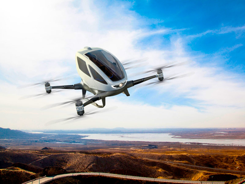 ¿Te subirías a un dron-taxi? En Dubái pronto podrás.