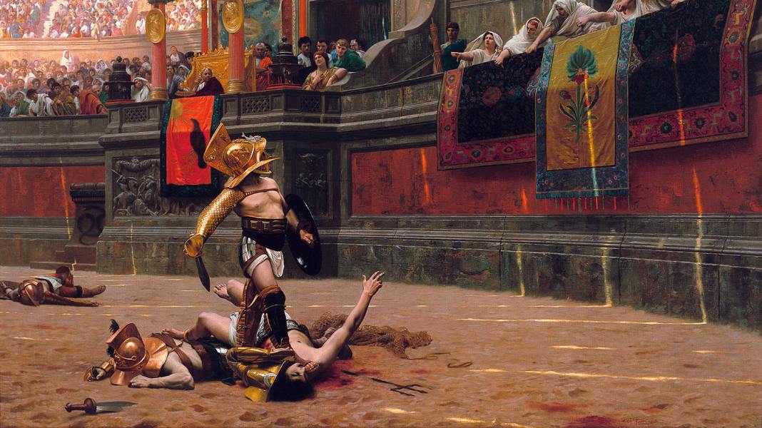 Emperador Cómodo, el César gladiador.