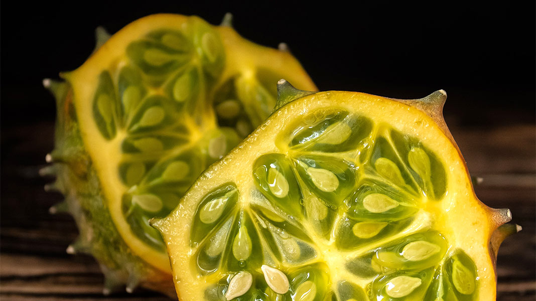 kiwano, fruta exótica de áfrica