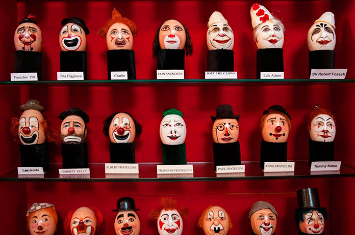 Huevos de payasos del Clowns Gallery Museum