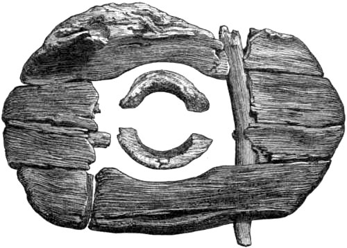 La rueda es uno de los inventos de la prehistoria, en este caso una rueda de madera.