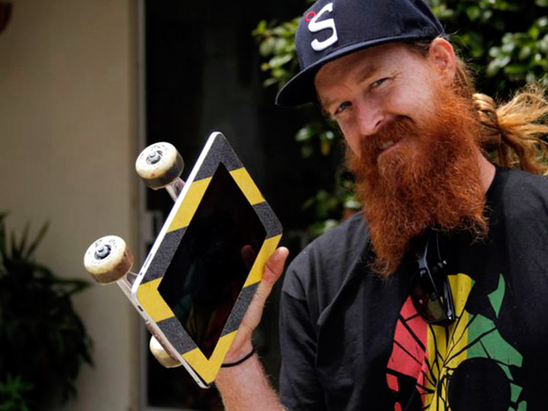 ipad skateboard