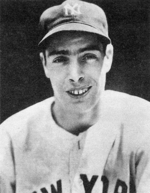 Joe DiMaggio uno de los jugadores más feos del baseball.
