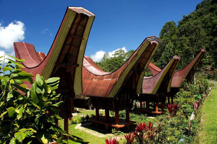 Arquitectura de la tribu Toraja.